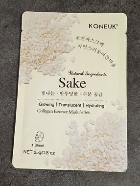 Koneuk Sake Collagen Essence Hydrating Mask